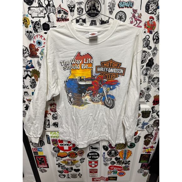 Harley-Davidson Other - Harley Davidson Central Maine "The Way Life Should Be" Long Sleeve Size L